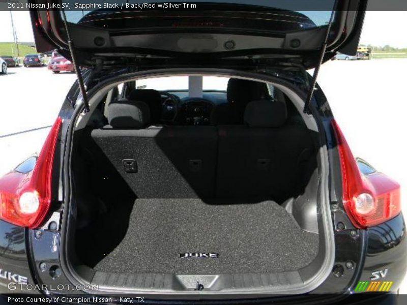 Sapphire Black / Black/Red w/Silver Trim 2011 Nissan Juke SV