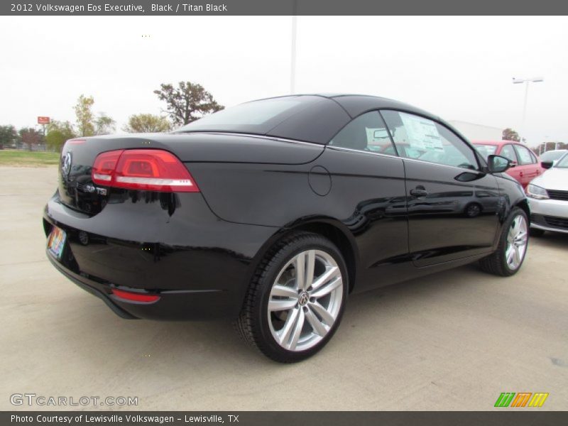 Black / Titan Black 2012 Volkswagen Eos Executive