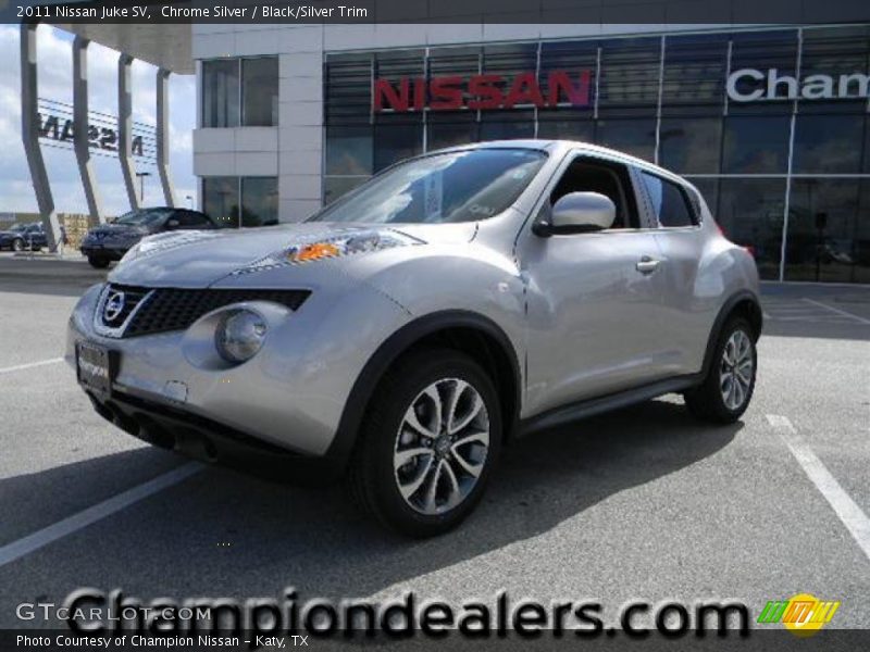 Chrome Silver / Black/Silver Trim 2011 Nissan Juke SV