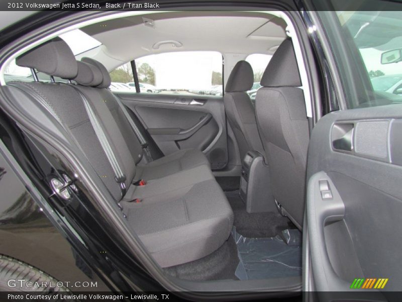 Black / Titan Black 2012 Volkswagen Jetta S Sedan