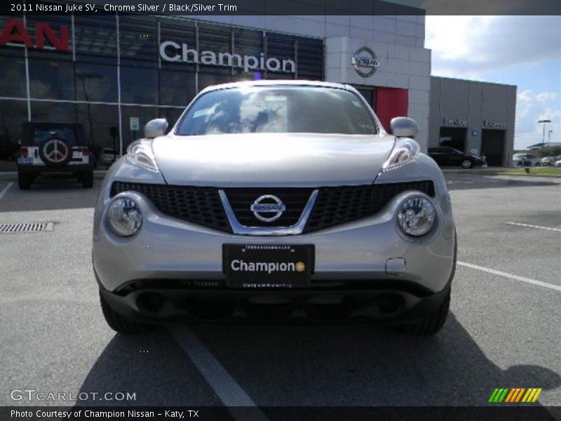 Chrome Silver / Black/Silver Trim 2011 Nissan Juke SV