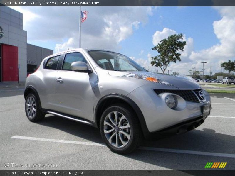 Chrome Silver / Black/Silver Trim 2011 Nissan Juke SV