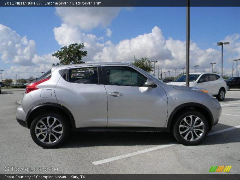 Chrome Silver / Black/Silver Trim 2011 Nissan Juke SV