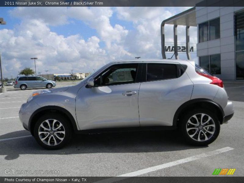 Chrome Silver / Black/Silver Trim 2011 Nissan Juke SV