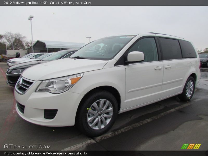 Calla Lily White / Aero Gray 2012 Volkswagen Routan SE