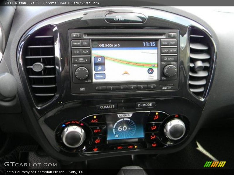 Chrome Silver / Black/Silver Trim 2011 Nissan Juke SV