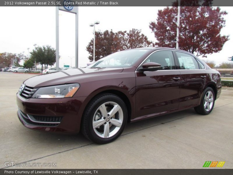 Opera Red Metallic / Titan Black 2012 Volkswagen Passat 2.5L SE
