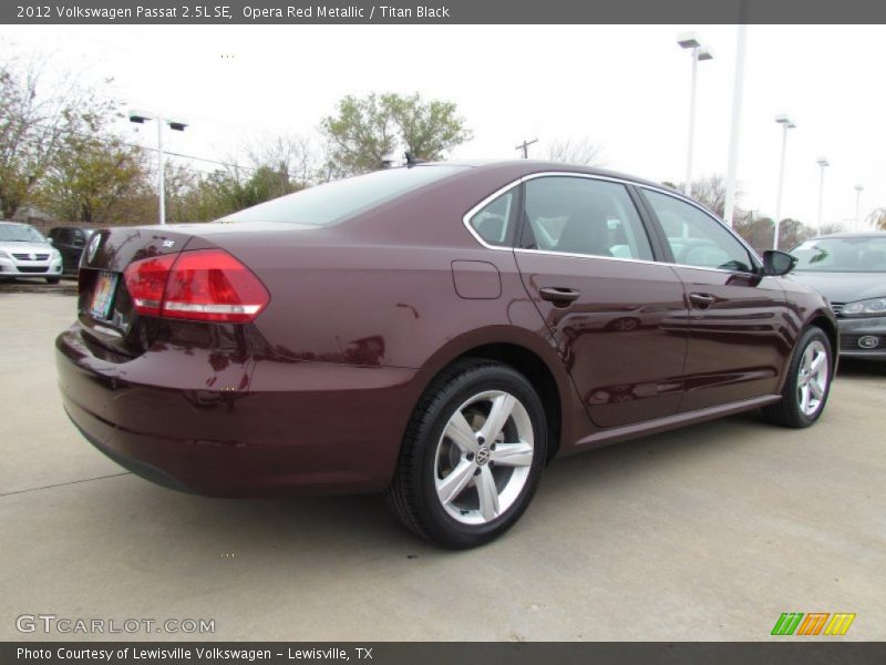 Opera Red Metallic / Titan Black 2012 Volkswagen Passat 2.5L SE