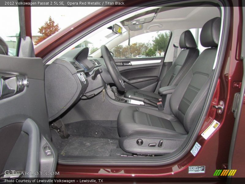 Opera Red Metallic / Titan Black 2012 Volkswagen Passat 2.5L SE