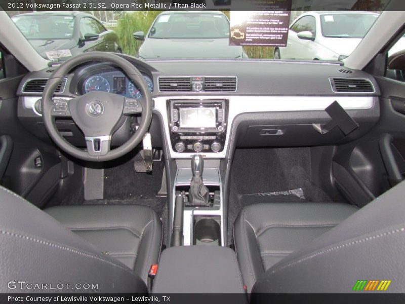 Opera Red Metallic / Titan Black 2012 Volkswagen Passat 2.5L SE