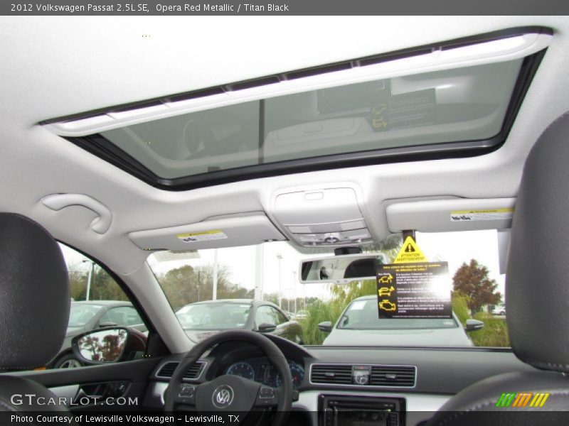 Opera Red Metallic / Titan Black 2012 Volkswagen Passat 2.5L SE