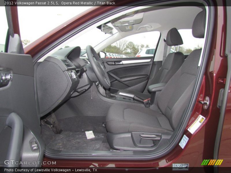 Opera Red Metallic / Titan Black 2012 Volkswagen Passat 2.5L S