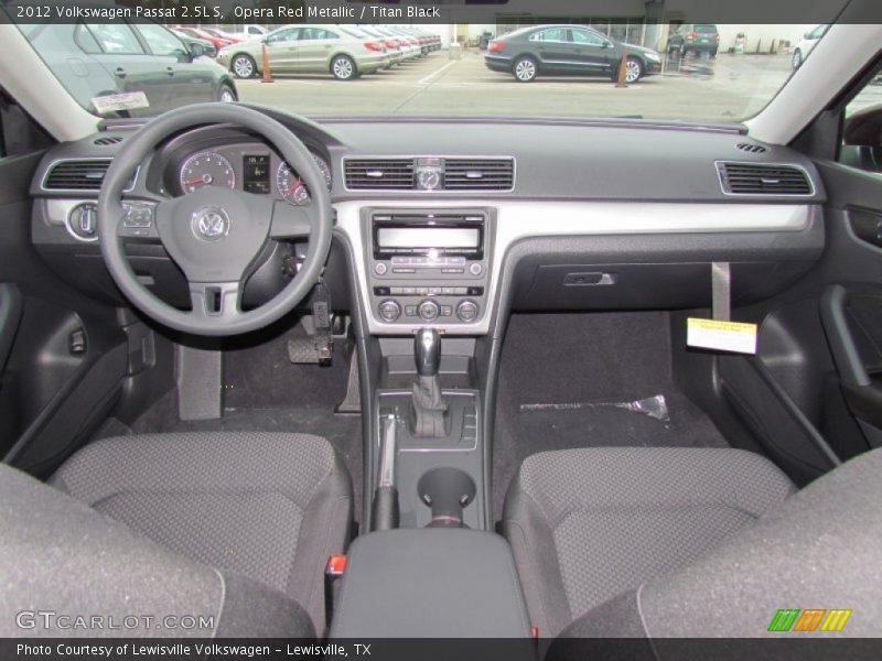 Opera Red Metallic / Titan Black 2012 Volkswagen Passat 2.5L S