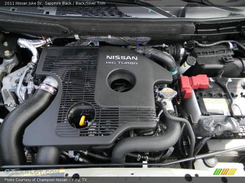 Sapphire Black / Black/Silver Trim 2011 Nissan Juke SV