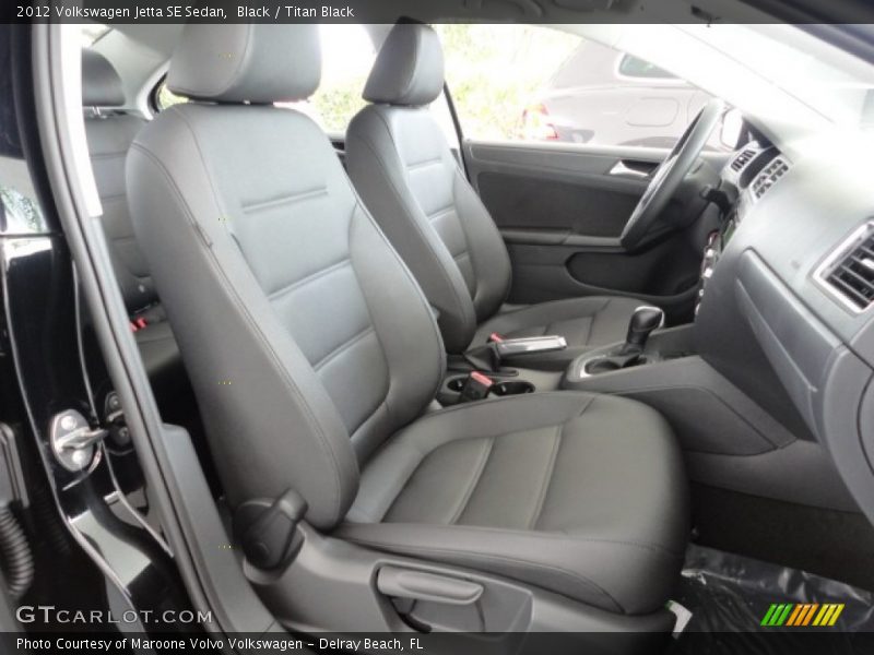 Black / Titan Black 2012 Volkswagen Jetta SE Sedan