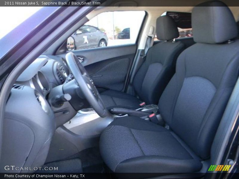 Sapphire Black / Black/Silver Trim 2011 Nissan Juke S