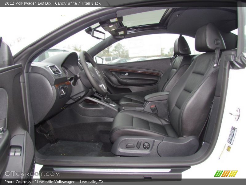 Candy White / Titan Black 2012 Volkswagen Eos Lux