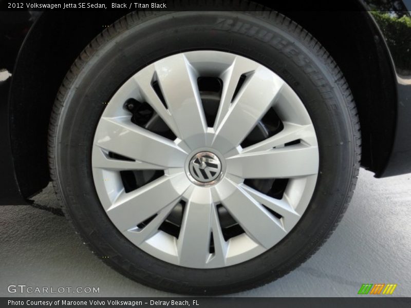 Black / Titan Black 2012 Volkswagen Jetta SE Sedan