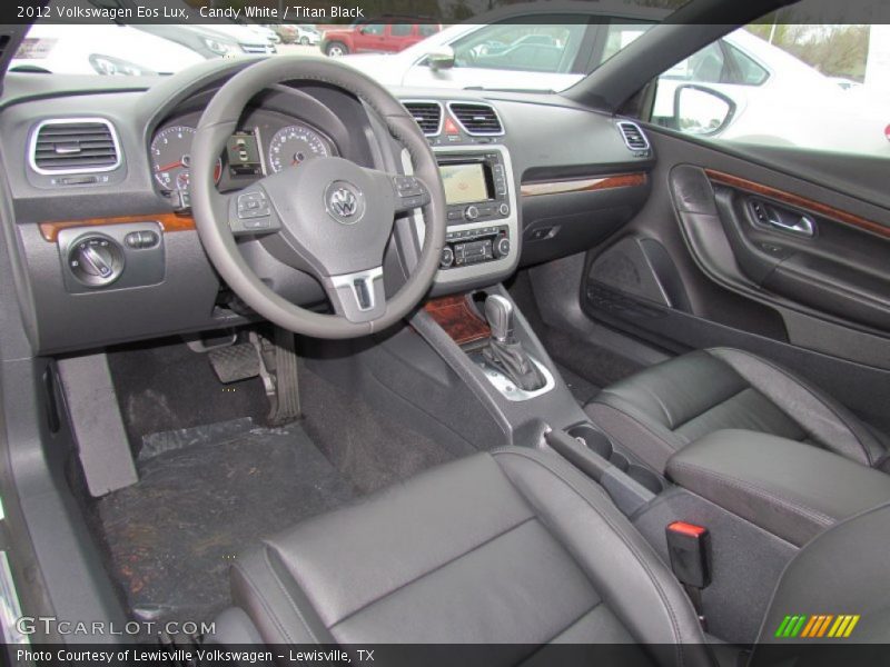 Candy White / Titan Black 2012 Volkswagen Eos Lux