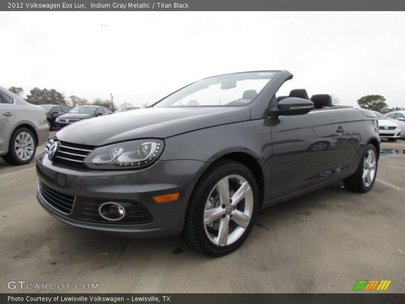 Indium Gray Metallic / Titan Black 2012 Volkswagen Eos Lux