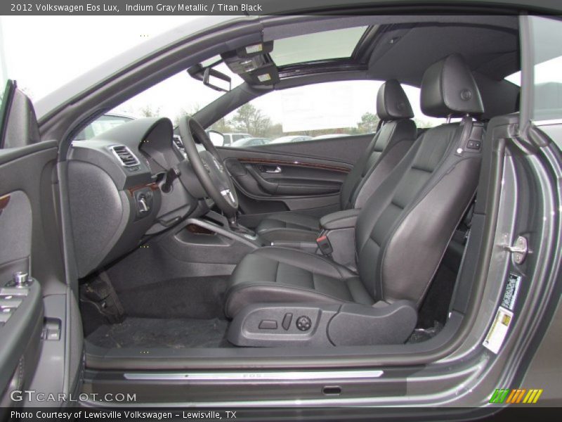 Indium Gray Metallic / Titan Black 2012 Volkswagen Eos Lux