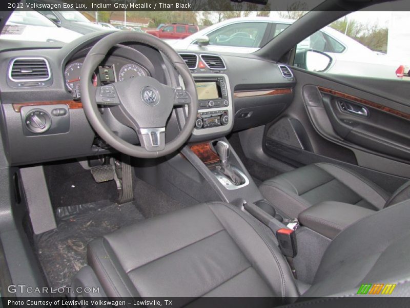 Indium Gray Metallic / Titan Black 2012 Volkswagen Eos Lux