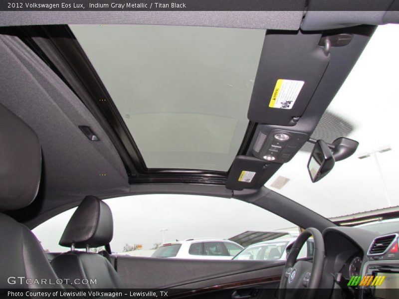 Indium Gray Metallic / Titan Black 2012 Volkswagen Eos Lux