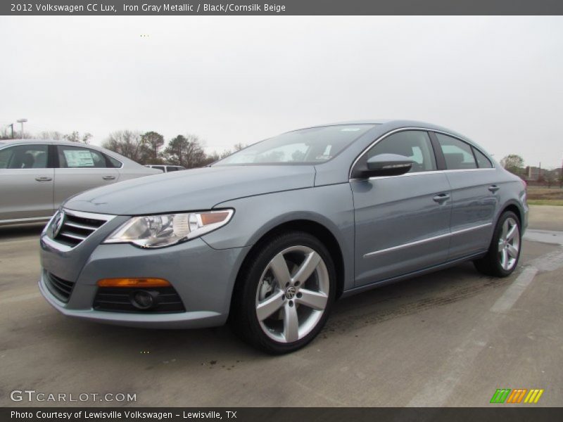 Iron Gray Metallic / Black/Cornsilk Beige 2012 Volkswagen CC Lux