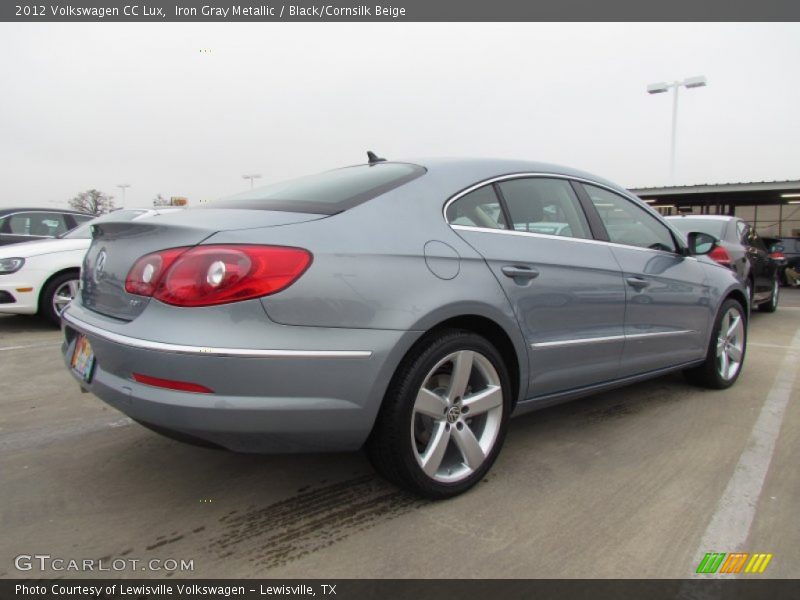 Iron Gray Metallic / Black/Cornsilk Beige 2012 Volkswagen CC Lux