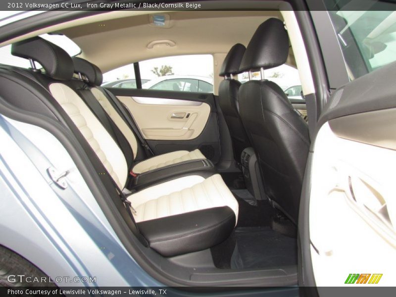 Iron Gray Metallic / Black/Cornsilk Beige 2012 Volkswagen CC Lux