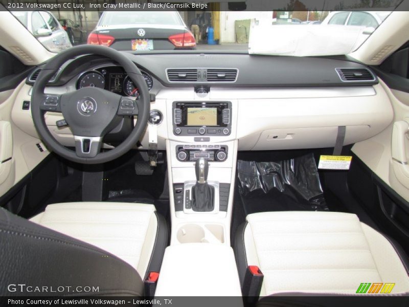 Iron Gray Metallic / Black/Cornsilk Beige 2012 Volkswagen CC Lux