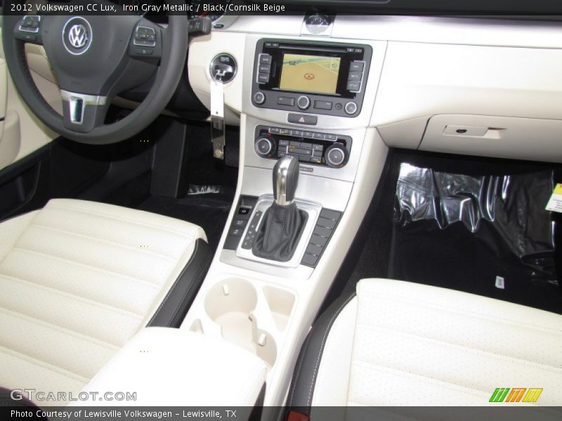 Iron Gray Metallic / Black/Cornsilk Beige 2012 Volkswagen CC Lux