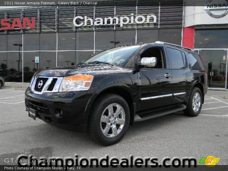 Galaxy Black / Charcoal 2011 Nissan Armada Platinum