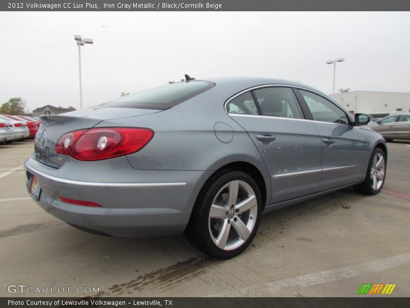 Iron Gray Metallic / Black/Cornsilk Beige 2012 Volkswagen CC Lux Plus