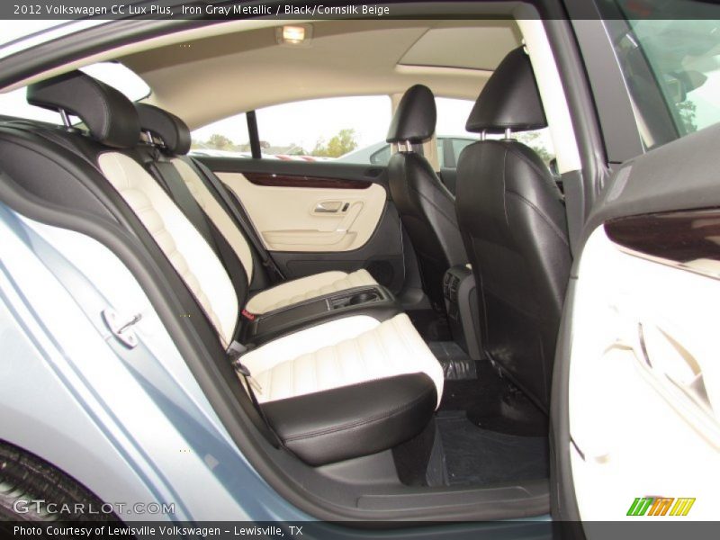Iron Gray Metallic / Black/Cornsilk Beige 2012 Volkswagen CC Lux Plus