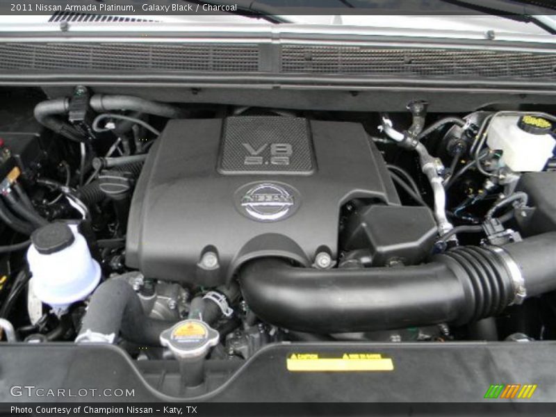 Galaxy Black / Charcoal 2011 Nissan Armada Platinum