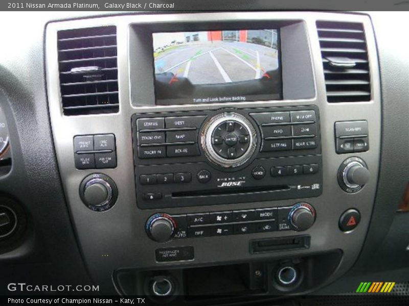 Galaxy Black / Charcoal 2011 Nissan Armada Platinum