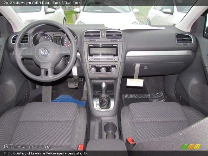 Black / Titan Black 2012 Volkswagen Golf 4 Door