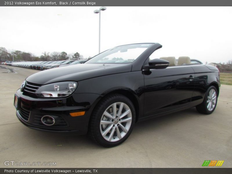 Black / Cornsilk Beige 2012 Volkswagen Eos Komfort