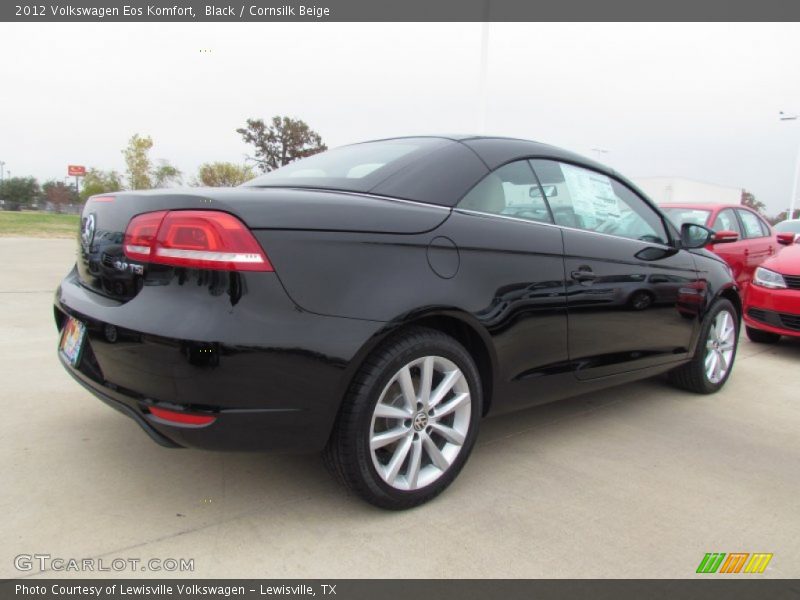 Black / Cornsilk Beige 2012 Volkswagen Eos Komfort