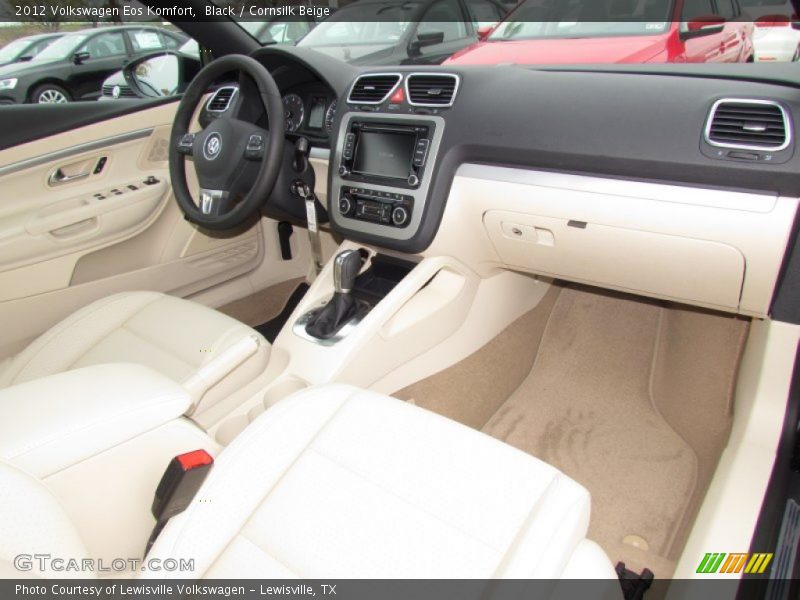 Black / Cornsilk Beige 2012 Volkswagen Eos Komfort