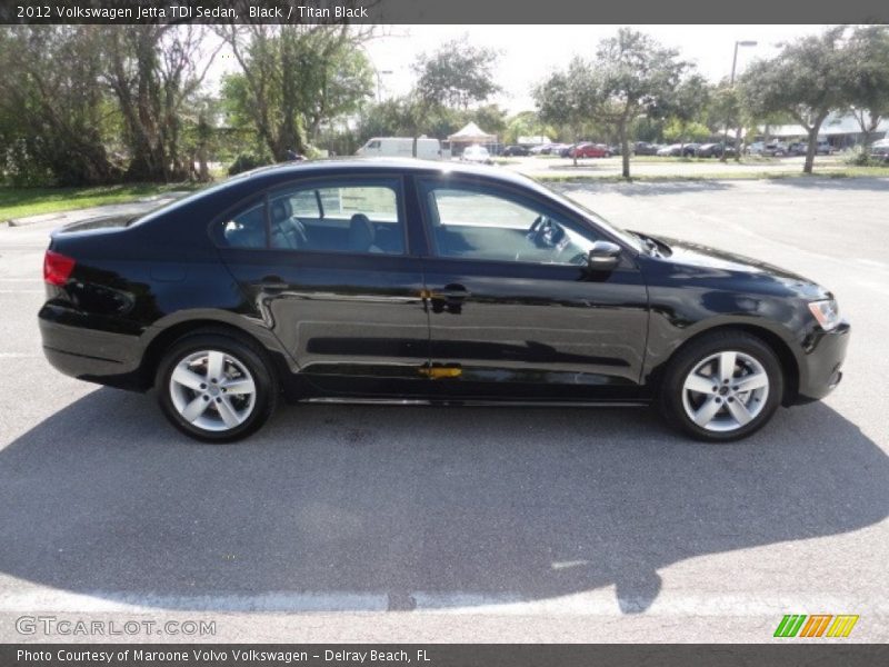 Black / Titan Black 2012 Volkswagen Jetta TDI Sedan