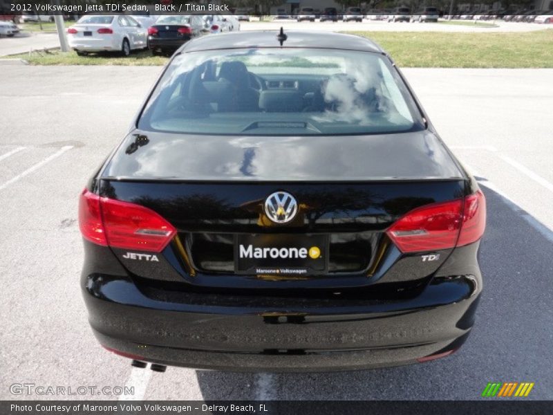 Black / Titan Black 2012 Volkswagen Jetta TDI Sedan