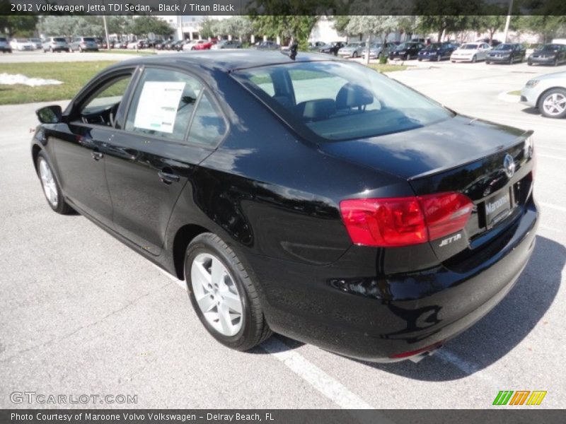 Black / Titan Black 2012 Volkswagen Jetta TDI Sedan