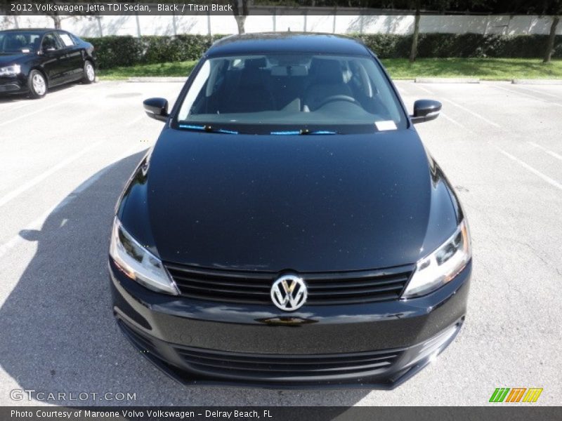 Black / Titan Black 2012 Volkswagen Jetta TDI Sedan
