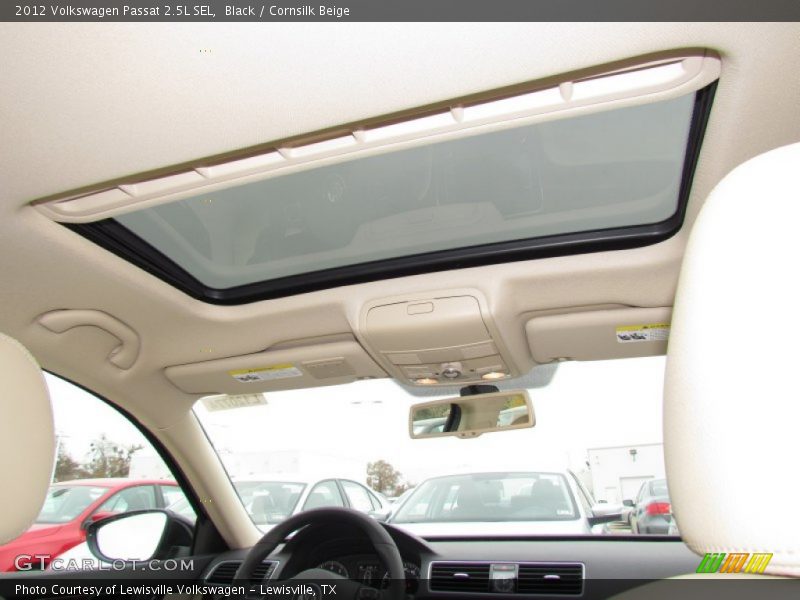 Black / Cornsilk Beige 2012 Volkswagen Passat 2.5L SEL