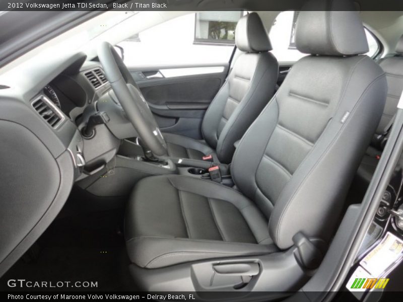 Black / Titan Black 2012 Volkswagen Jetta TDI Sedan