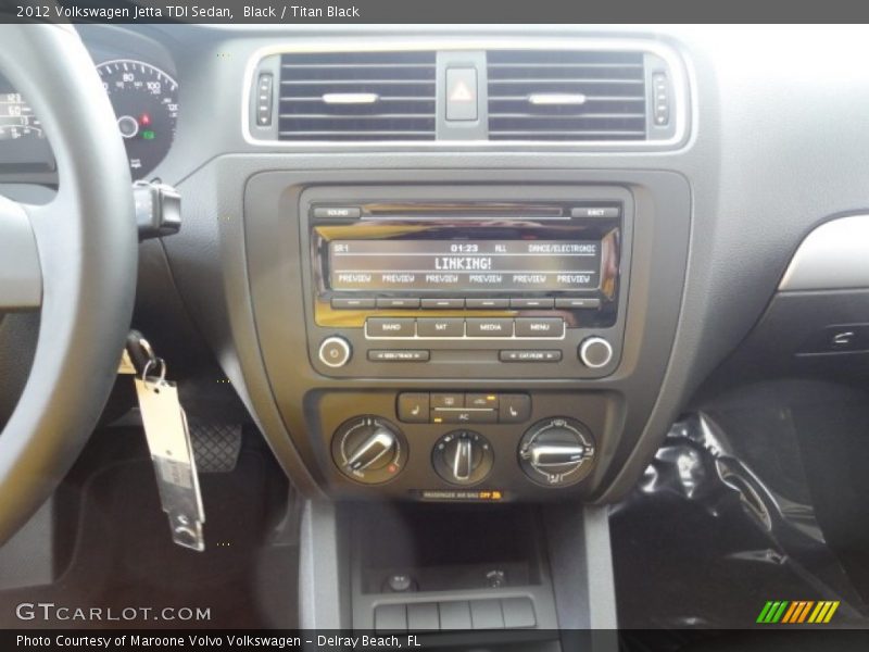 Black / Titan Black 2012 Volkswagen Jetta TDI Sedan
