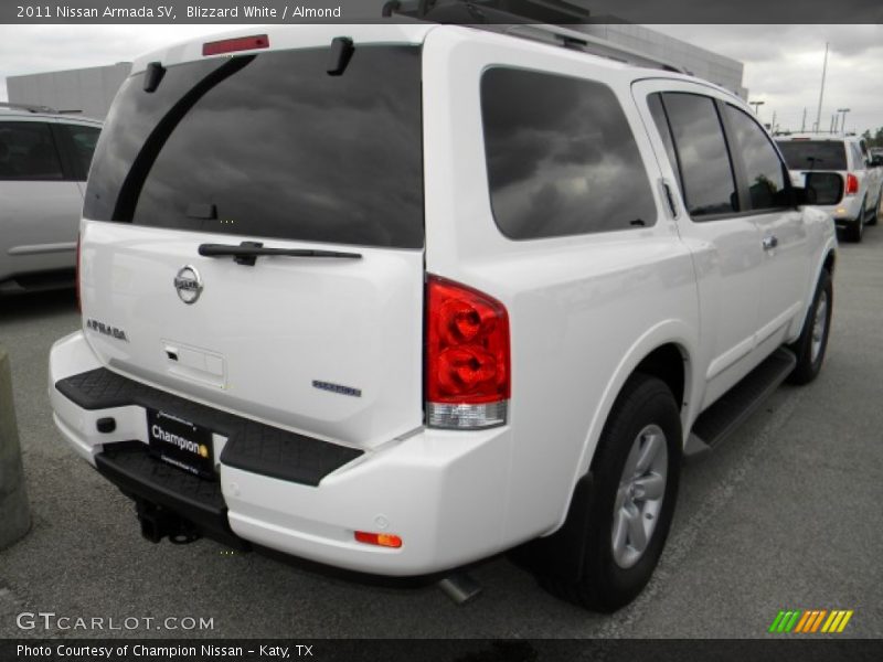 Blizzard White / Almond 2011 Nissan Armada SV