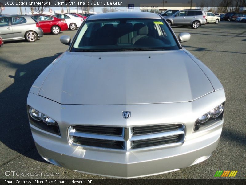 Bright Silver Metallic / Dark Slate Gray 2010 Dodge Charger SXT